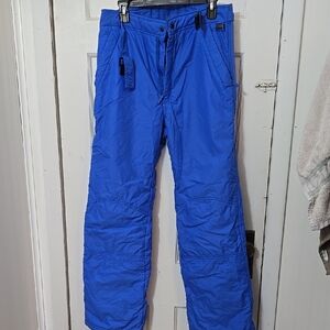 Inside EDGE SNOW BOARD SKI WINTER PANTS SIZE MEDIUM ROYAL BLUE